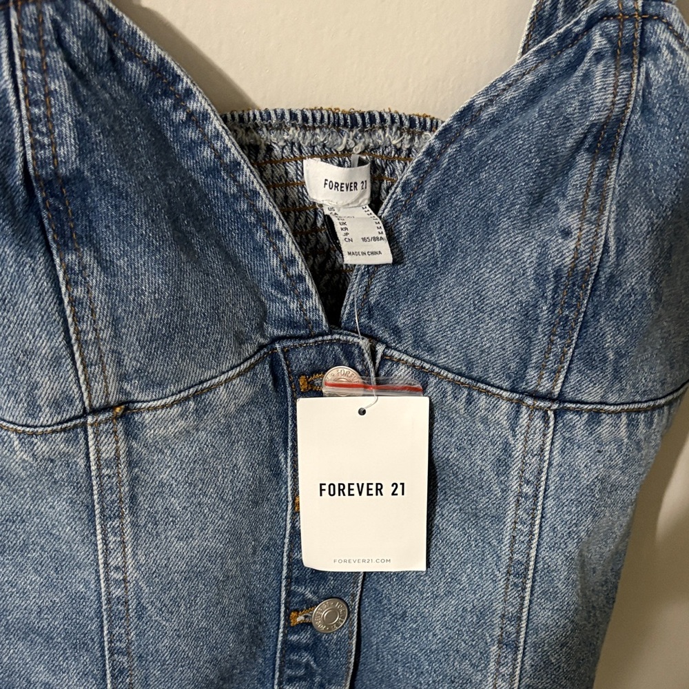 NWT - Forever 21 Women's Denim Top